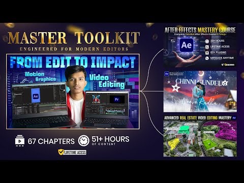 Nithish FX Courses - Aftereffects Course | 3D Cinematic Lyrical | Real-estate Video Editing