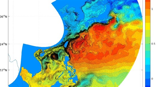 East Asian Marginal Sea Model (EAMSM) with ROMS