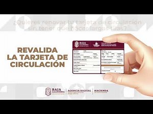 Revalidación Tarjeta de Circulación en línea