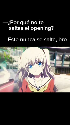 Recientemente un amigo me compartió una cuenta de Crunchyroll y quise aprovechar para rememorar este hermoso anime que sigue siendo mi favorito hasta la fecha 🌌 Este opening nunca se salta. #charlotte #anime #opening #crunchyroll #charlotteanime #animeedit