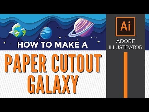 How to Make a Paper Cutout Galaxy Illustration in Adobe Illustrator