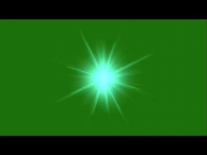 Green screen Glowing star [Magic effect]