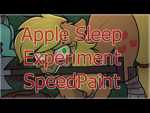 Apple Sleep Experiment SpeedPaint