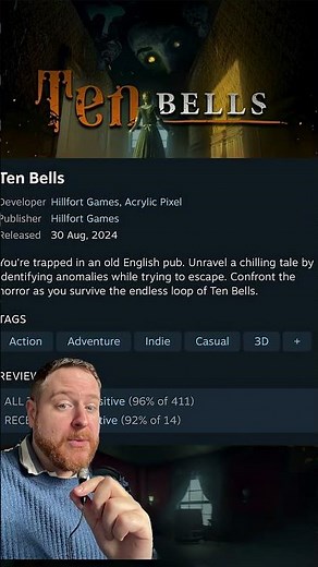 Please Leave Us A Steam Review #horrorgames #steamgame