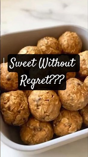 5-Minute Peanut Butter Chocolate Chip Oatmeal Balls | Easy No-Bake Healthy Snack #health #viralvideo