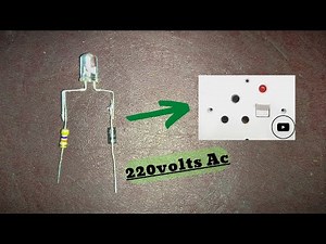 How to connect Led to 220v Ac | #led