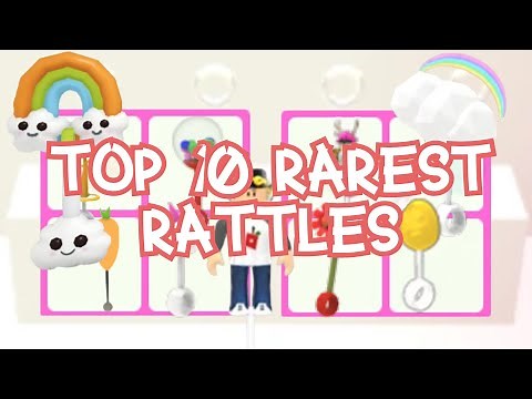 Top 10 RAREST Rattles in Adopt Me! ROBLOX