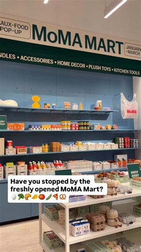 MoMA Design Store on Instagram: "Stop by NYC’s hottest new market, MoMA Mart! 🍅🍳🍒🥨🍊🥦🥖🍇🍳 Discover playful faux-food designs at our Design Stores in Soho and Midtown through March 29. While you’re there, pick up a copy of the MoMA Mart Times to learn more about what’s in store this spring! 📰"