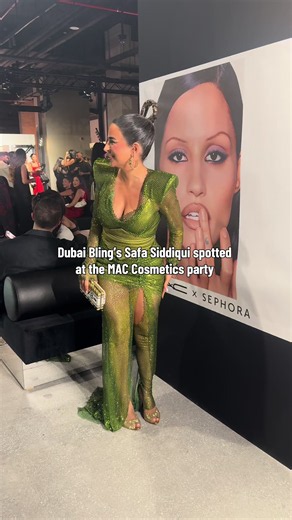 The @M·A·C Cosmetics launch party was really a star-studded event with the likes of @safa in attendance 😍 #maccosmetics #safasiddiqui