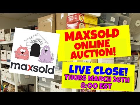Maxsold Auction LIVE Closing PLUS Q & A!