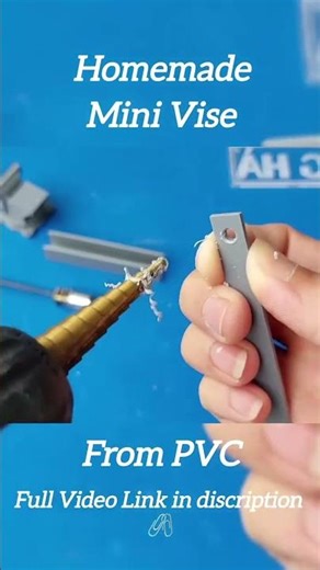 Homemade mini vice #diypvc #lifehacks #pvcpipe #craftideas #pvcprojects #crafts #vangha