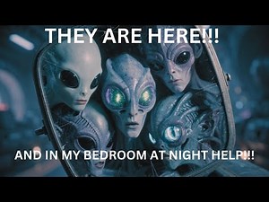 HELP!!! THIS IS SERIOUS! ALIENS CAUGHT ON CAMERA IN MY BEDROOM!!! #paranormal #medium #aliens