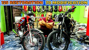112K views · 4K reactions | Honda125 Restoration And 70cc Modification | Lahori Drives | Facebook