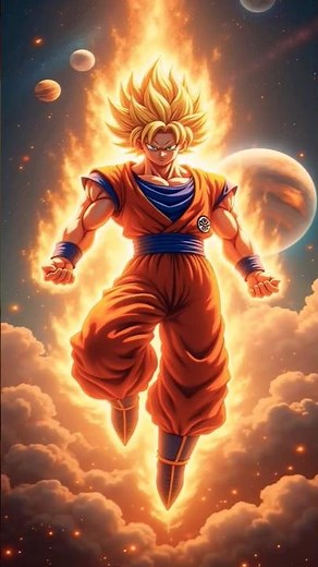 Goku Super Saiyan 🔥 Epic Transformation | Dragon Ball Z Shorts #dbz #goku #shorts