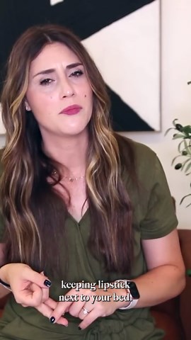 Created this bedside caddy for my "lipstick" (I definitely meant chapstick lol). It’s so handy!