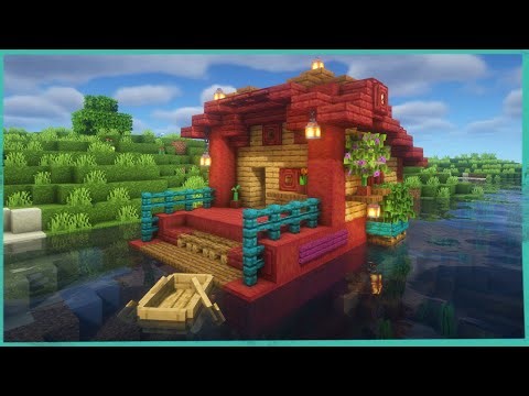 How to build a Houseboat - Minecraft Build Tutorial