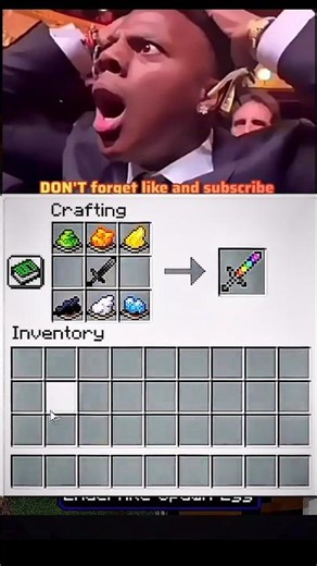 crafting colourful sword #minecraft #shorts