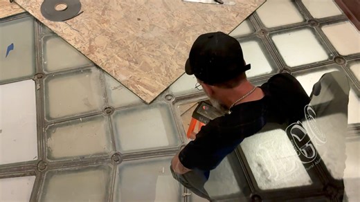 Video: Watch as crew works to restore glass floor at Michigan State Capitol in Lansing