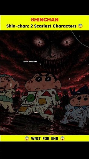 Shin-chan: 2 Scariest Characters 😨 #shorts #youtubeshorts #shinchan #trending