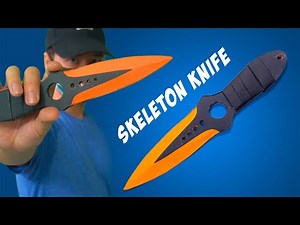 DIY paper Skeleton Knife CS GO || How to make origami ninja knife
