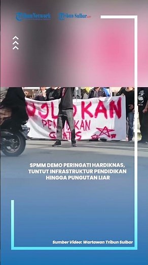 SPMM Demo Peringati Hardiknas, Tuntut Infrastruktur Pendidikan hingga Pungutan Liar