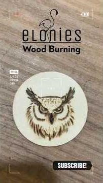 Wood Burning Art | The Wise Owl of the Night #woodburning #pyrography #owlart