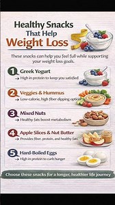 5 Healthy Snacks That Help Weight Loss 🥗