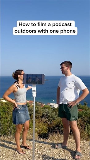 How to film a podcast outdoors with one phone | Fresh air, one phone, zero excuses