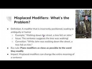 Chapter 26: Misplaced and Dangling Modifiers