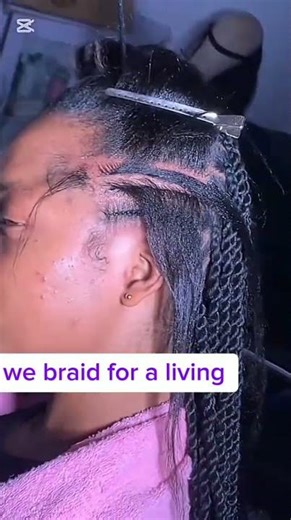 How to: Twist Braids with Front Cornrows