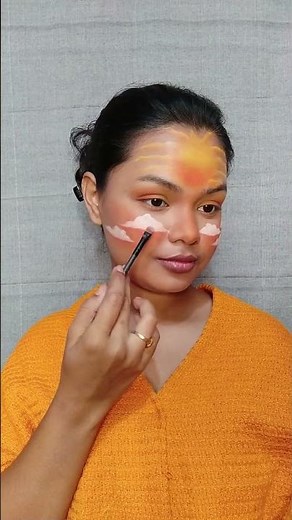 Viral Sun Look Tutorial 🌞 #ytshorts #makeup #trending