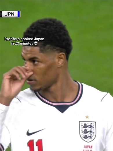 Rashford vs Japan today 💀 #rashford #england #japan #football | Marcus Rashford