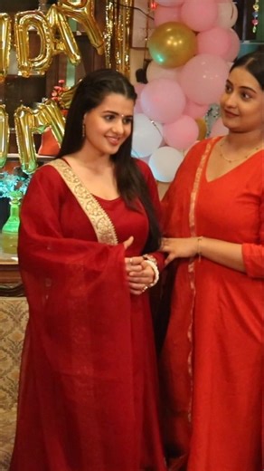 Lakshmi Niwas Serial Bhoomika look happy behind the scenes #serialtwister #youtubeshorts