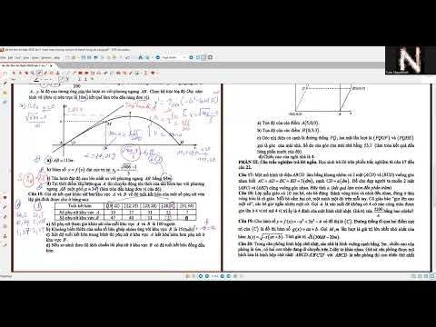 First mock exam in Mathematics, Le Thanh Tong High School for the Gifted, Da Nang