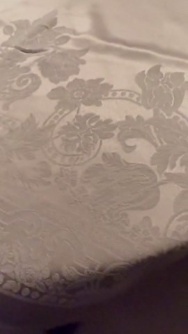 Vintage Light Cream Large Damask Tablecloth 58" X 115" Table Ready, Clean, Sanitized Pristine - Etsy