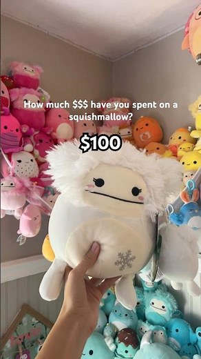MY MOST EXPENSIVE AND RARE SQUISHMALLOW 😱 #squishmallows #squish #money #plushies #squishtok
