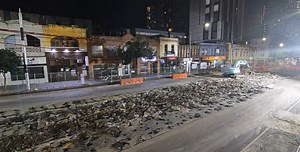 19K views · 171 reactions | In late October, we wrapped up a huge 20-day occupation in the city, near the corner of Victoria and Elizabeth streets, to improve the safety, accessibility and reliability of trams in Melbourne’s north and west. Check out this timelapse, showing construction of a new level-access tram stop on Victoria Street – ready for our new G-Class trams, hitting the tracks very soon  | Yarra Trams | Facebook