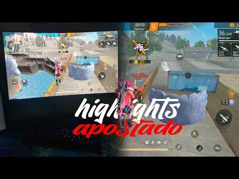 HIGHLIGHTS EM 4x4 APOSTADO! 🥋🎆 Highlights Free Fire Ryzen 7 5700x RTX 3060