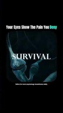Why Some Eyes Look “Dead” — The Psychology Behind Emotional Shutdown