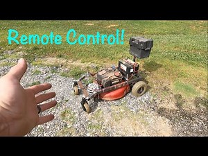 Homemade Remote Control Lawnmower
