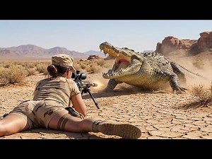 Brave Girl | GIANT CROCODILES Invasion! Female Hunter Defends the Forest