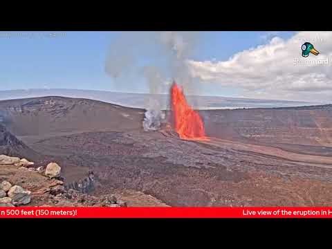 Kīlauea volcano, Hawaii (south Halemaʻumaʻu crater)