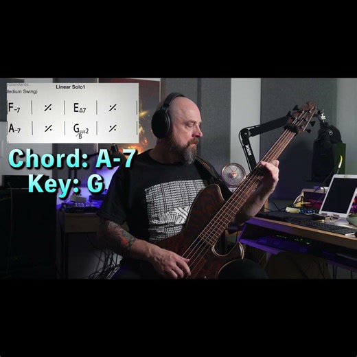 Linear Solo - Bass practice