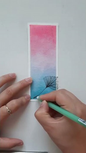 watercolor bookmarks painting for beginners |making bookmarks step by step | watercolor tutorials