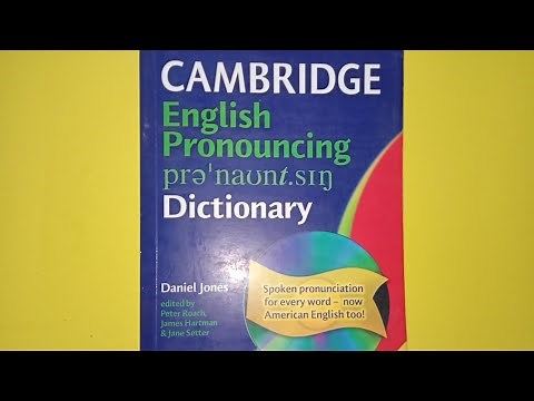English Pronunciation Dictionary | Cambridge Book Review | Learn English