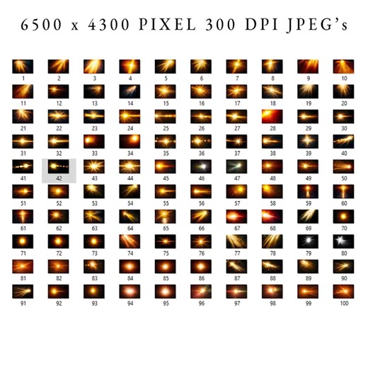 100 Sun Overlays, Photoshop Realistic Sunslight, Sun Flare Overlays, Sunset Overlays, Photoshop Sunlight Overlays, Realistic Sun, Download - Etsy