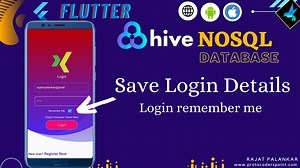 Implementing Login Remember me in flutter using HIVE DB