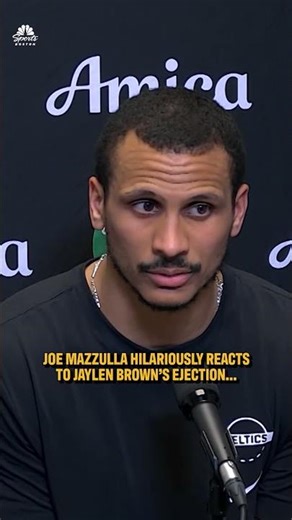 Joe Mazzulla has unreal reaction to Jaylen Brown's ejection, says he has his back 100%