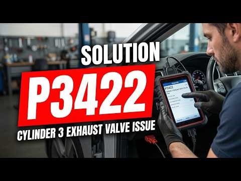 How To Fix P3422 OBD II Error Code - Cylinder 3 Exhaust Valve Issue