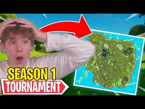 I Hosted a SEASON 1 MAP Tournament IN Fortnite... (OG Season 1 Fortnite Map)
